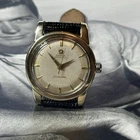 Vintage Gold Capped Omega Seamaster BUMPER MOVEMENT With Unusual Dial