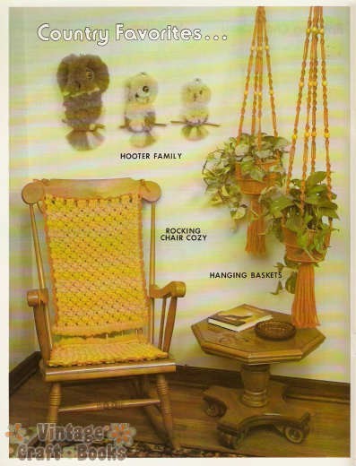 Macrame for Everyday Living Vintage Instruction Book NEW 1978 Plant Hangers Rack