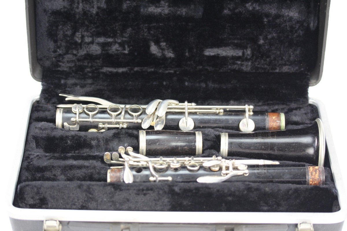 Antique Selmer Bundy Elkhart Ebony Wood clarinet Bb sn# 51154