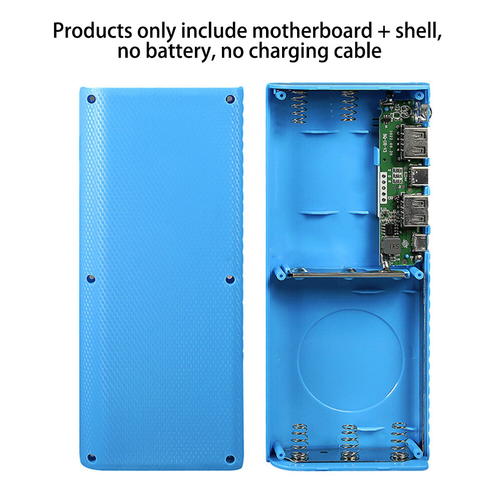 21700 Power Bank Case - Welding-Free Battery Holder & Charger Shell  