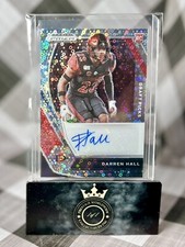 Darren Hall 2021 Panini Prizm Draft Picks Disco Rookie Auto #DPA-DHA Falcons RC