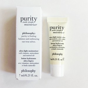philosophy made simple moisturizer