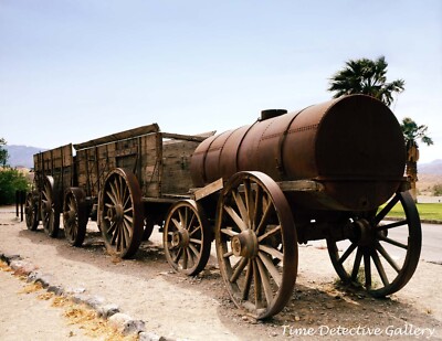 Borax Wagons, Death Valley, California - Vintage Photo Print