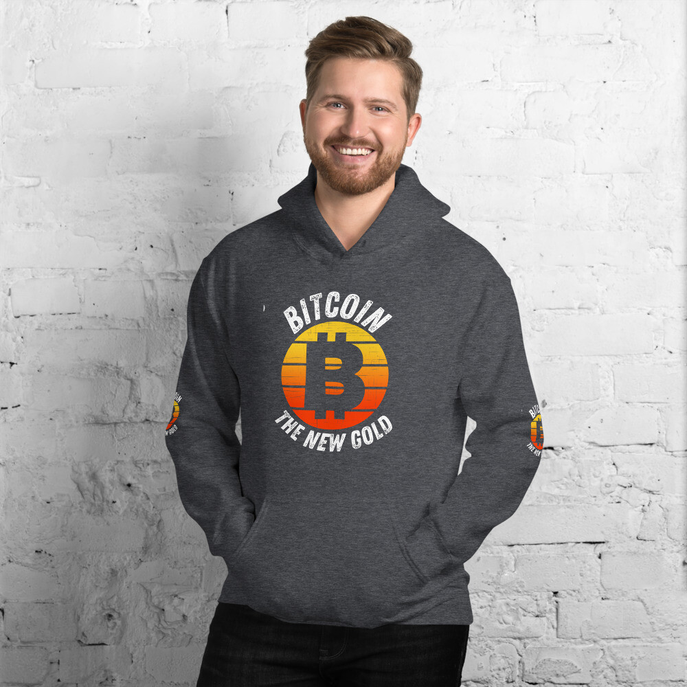 Best Bitcoin Hoodie for Men Best Crypto Hoodie for Men Bitcoin the New Gold