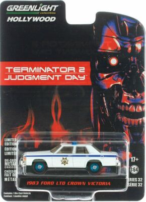 Greenlight 1:64 Terminator 2 '83 Ford LTD Crown Victoria Druckguss Modell - 44920-D