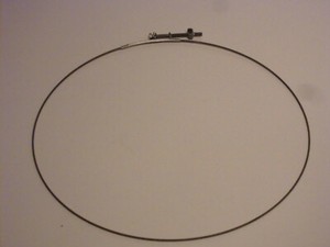 1x Spannring für Türmanschette DM 32cm Waschmaschine Miele W914 Mondia 1200 (3