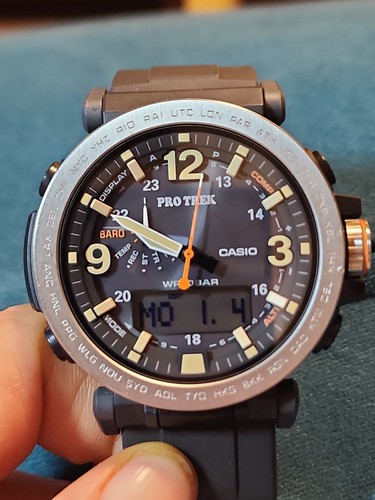 Reloj para hombre Casio PRO TREK PRG600-1 Safari triple sensor versión 3 STN LCD 100 m envío directo - Imagen 14 de 21