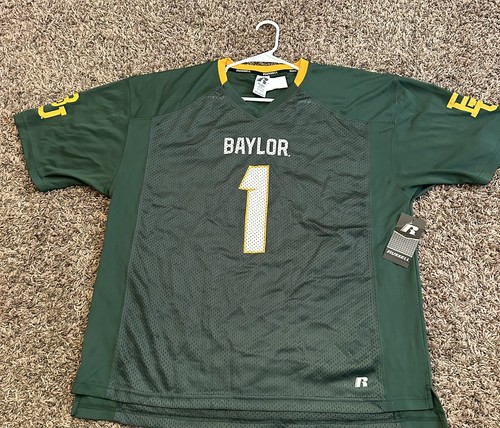 NWT Vintage Russell Athletics University Of Baylor Football Jersey Mens Size XL