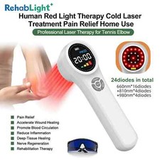 1760mW Red Infrared Light Treatment for Pain Relief Laser Low Level Therapy Wand