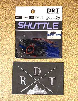 DRT Division Rebel Tackles ''SHUTTLE'' SWIM JIG 1/4 oz #07 BLUE NOISE  FREE SHIP