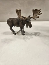 Schleich BULL MOOSE Male 2016 Retired Wildlife Animal Nature Figure Toy