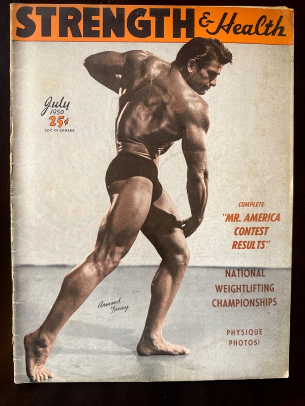 Strength & Health July 1950 Armand Tanny