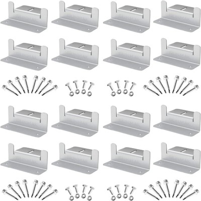  16 Units Per Set Solar Panel Mounting Z Brackets, Solar Panel Mounting Br
