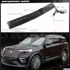 Roof Top Light Bar LED DRL Black Lamp Fits for Ford Explorer 2020-2023