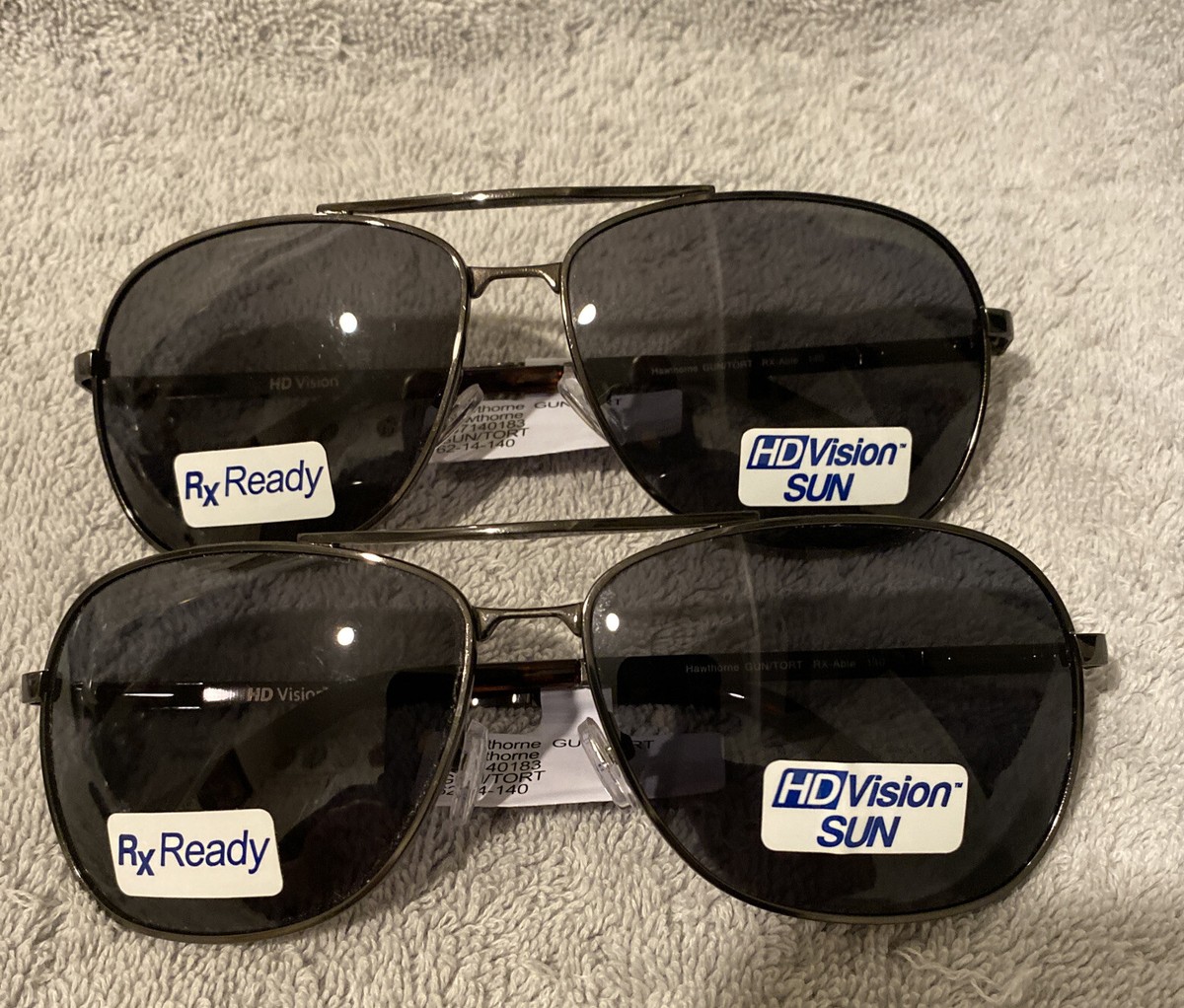 Hawthorne Gun/Tort Polarized Sunglasses Frames 62-14-140 - NWT $28