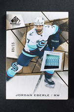 2021-22 UD SP Game Used Hockey Premium Jersey #93 Jordan Eberle Kraken #/15 READ