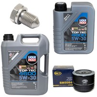 MotoröL Set 4600 5W-30 Liqui Moly + ÖLfilter SM 5084 FüR VW Transporter VI