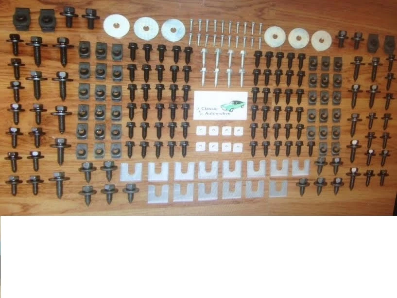 Kit de herrajes de chapa frontal 210 piezas camioneta Chevy Chevrolet GMC Foto 3 de 4