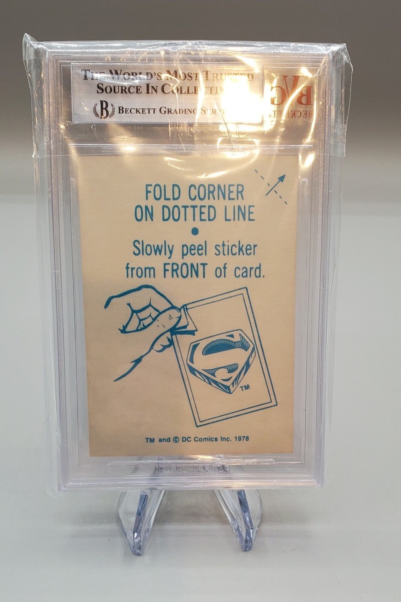 1978 Topps Superman The Movie Foil Stickers Superman (Logo) | eBay