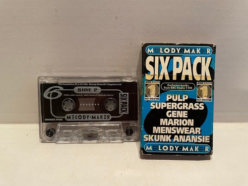 Melody Maker Neue Audiokassette Band. Sixpack. Zellstoff. Supergrass. Gene. Stinktier