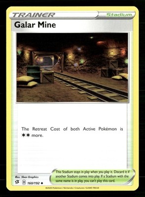 Galar Mine 160/192 Uncommon Rebel Clash Pokemon Lightly Played