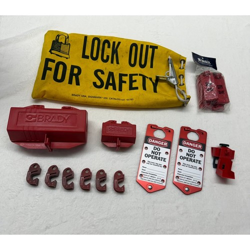 BRADY Lockout Tagout Safety Canvas Bag 65780, 65675, 65696, PSL-CB, 65674, 65960