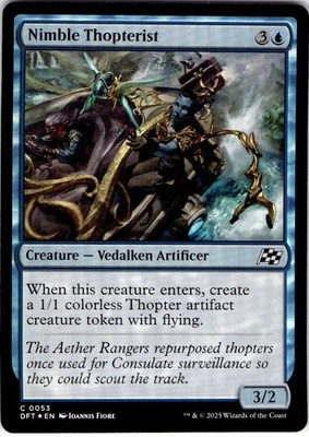 MTG Nimble Thopterist Aetherdrift HOLO #53