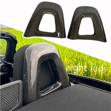 Real Carbon Add-on Seat Roll Over Head Cover Trim for Mazda MX-5 Miata ND 2016+