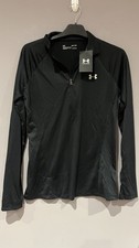 Image of Womens Under Armour Reflective Tech 1/4 Zip Top Size S BNWT
