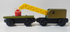 Thomas  Friends Wooden Railway Breakdown Train  Crane Loose