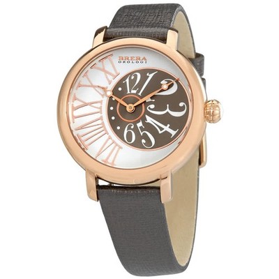 Brera Orologi BRVAEL3802-ANTR-SAF Valentina Elegant White Dial 38 mm Women's