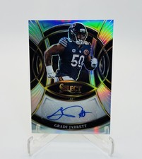 Grady Jarrett 2025 Panini Select Signatures Silver Prizm Auto 🐻 Chicago Bears