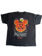 Disney Parks Kids Youth T-Shirt Pumpkin Disneyland Happy Halloween 2018 Size XL