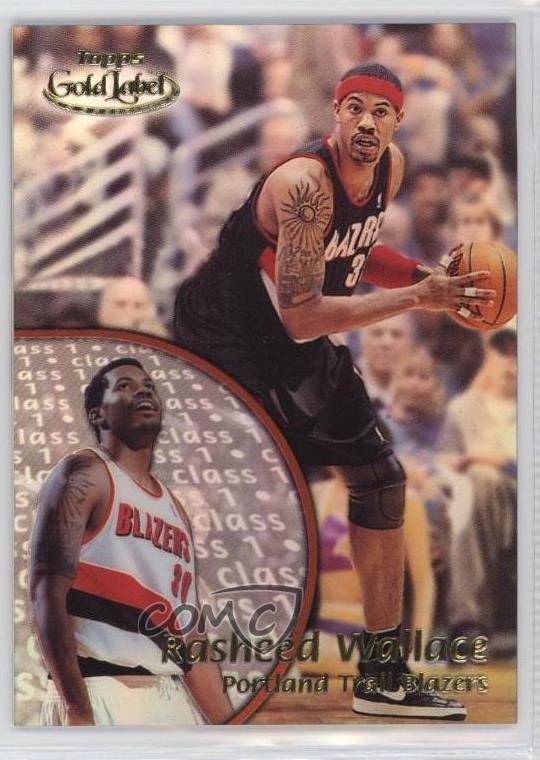 2000-01 Topps Gold Label Class 1 Rasheed Wallace #31 2b6