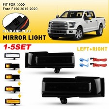 Dynamic Led Side Mirror Turn Signal Lights For Ford F150 2015-2020 Gl74-13b381-a