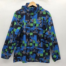 The North Face Jacket Youth Boys 18-20 XL Hyvent Pixelated Multicolor Full Zip