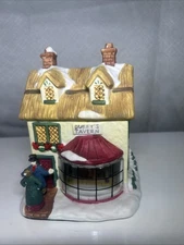 Porcelain Window House Village Duffy’s Tavern, Made In Taiwan, No Box.