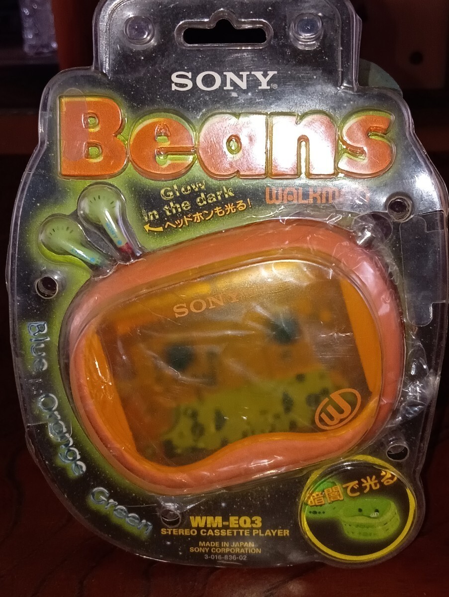 【ジャンク品】 SONY カセットウォークマン WM-EQ3 Beans SONY BEANS Walkman WM-EQ3 verry Rare!!! New Long-term