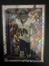 Topps 2025 Chrome X-Fractor DeAndre Hopkins NFL Baltimore Ravens