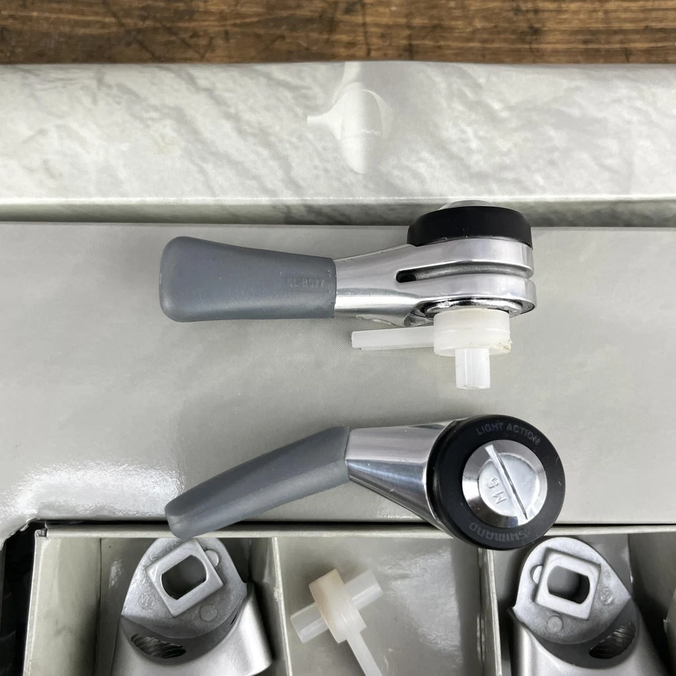 Vintage Shimano Dura-Ace SL-BS77 9-Speed Bar End Shift Levers Set NOS New - Image 3 of 4