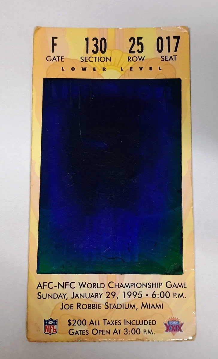 【レア&ビンテージ】第32回スーパーボウル　チケット半券 Super Bowl In Vintage Sports Ticket Stubs for sale | eBay