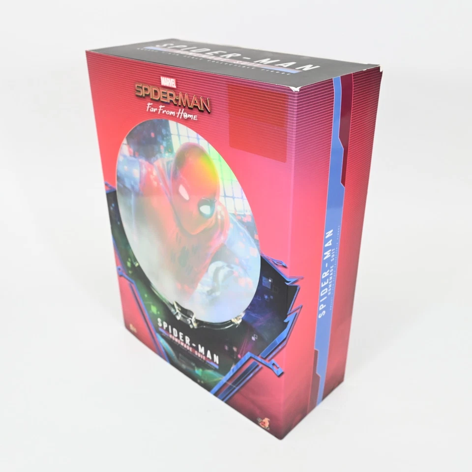 Hot Toys 1/6 MMS552 Modellino Spider-Man Homemade Suit Far From Home - Immagine 4 di 4