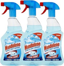 Windolene Glass & Shiny Surfaces, Window and Glass Cleaner, 750ml, Pack of 3 UK