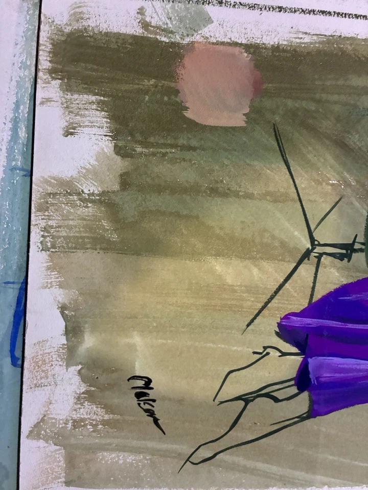 Винтажные модные рекламные иллюстрации — женские модные наряды — подписанные - Изображение 3 из 4