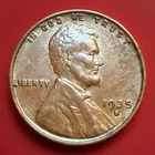 1935-S Lincoln Wheat Penny Cent BU BN As Pictured 496
