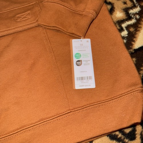 Carters Boys Pullover Hoodie Size 14 - Picture 2 of 2