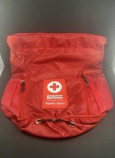 American Red Cross Backpack Platelet Donor Beach Books Open Top Lightweight New
