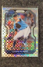 2021 Panini Prizm - Logan Gilbert #93 Power Plaid Prizm /75 (RC)