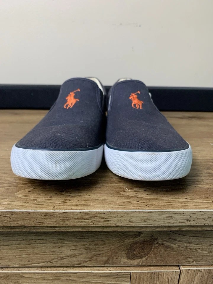 Кроссовки поло RALPH LAUREN для мальчиков размер 7 Paxon без застежек с логотипом круглый носок - Изображение 4 из 4