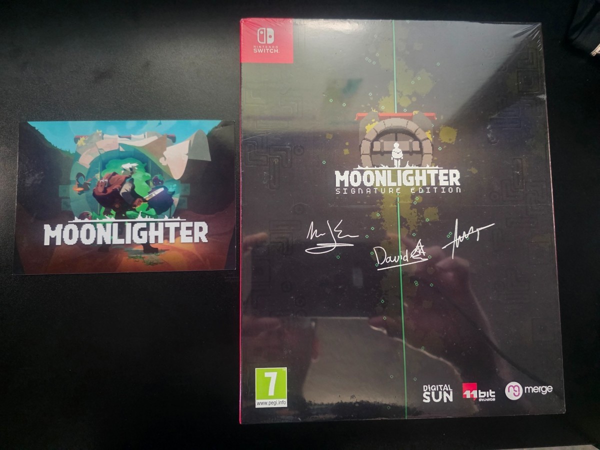 Nintendo Switch Moonlighter Signature Edition (Switch) Moonlighter - Signature Edition , switch, New/ Sealed + Postcard
